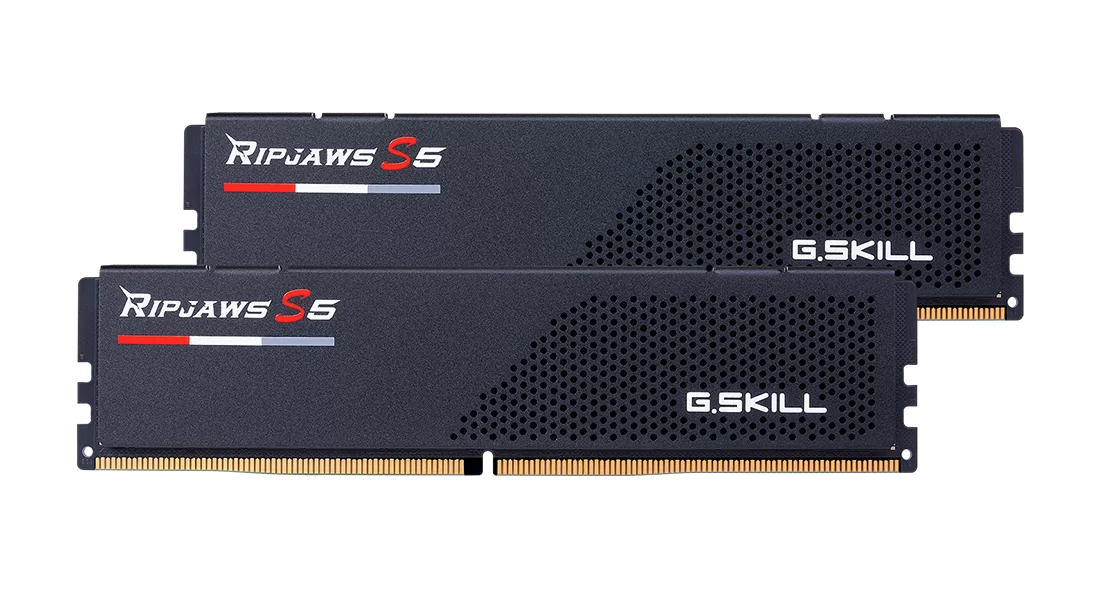 GSKILL 32GB (2X 16GB) DDR5 CL36 DUAL KIT PC RAM RIPJAWS S5 F5-6000J3636F16GX2-RS5K ikinci görünüm