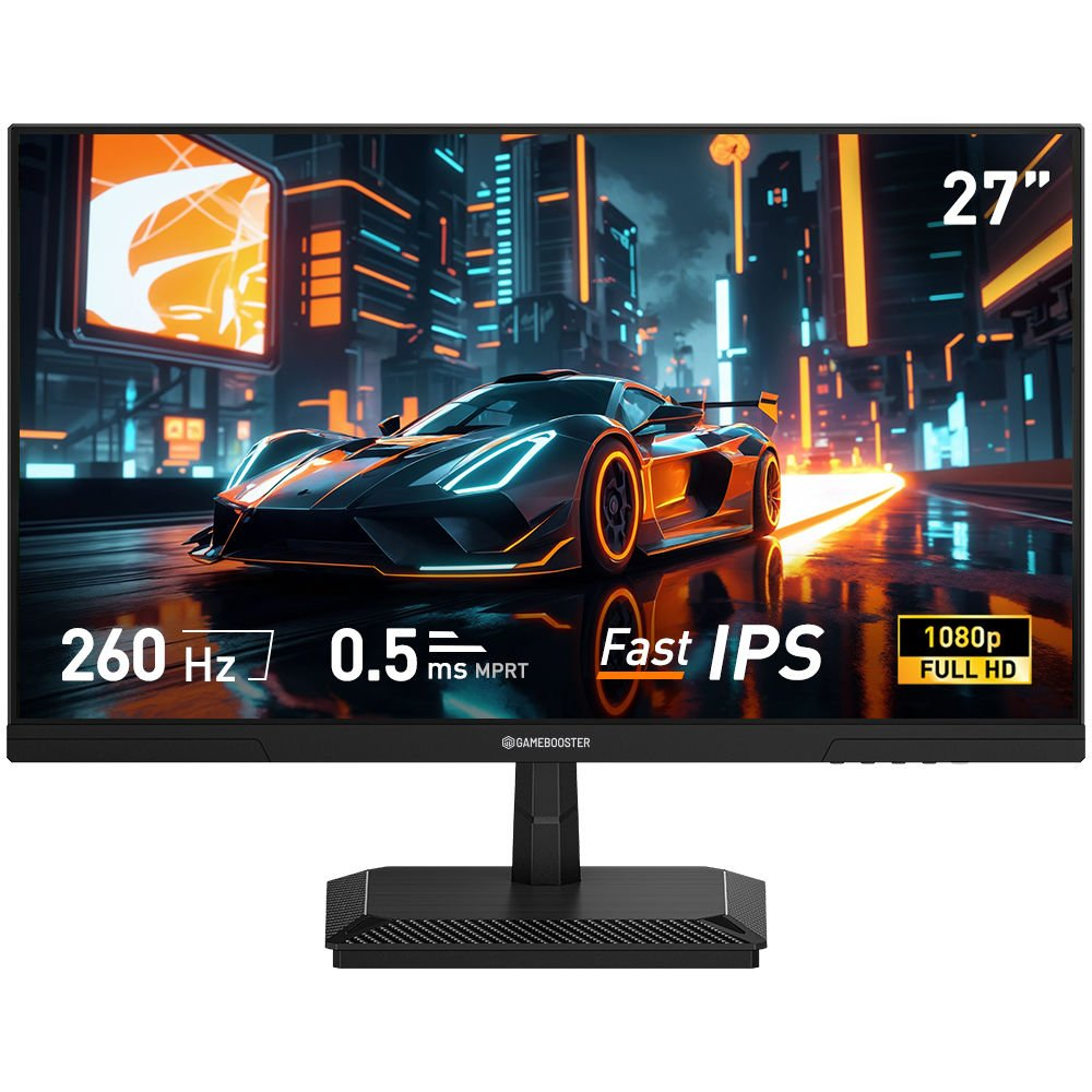 GAMEBOOSTER 27" FAST IPS GB-27F260FF 0.5MS 260HZ HDMI-DP Gaming Monitör 1920x1080