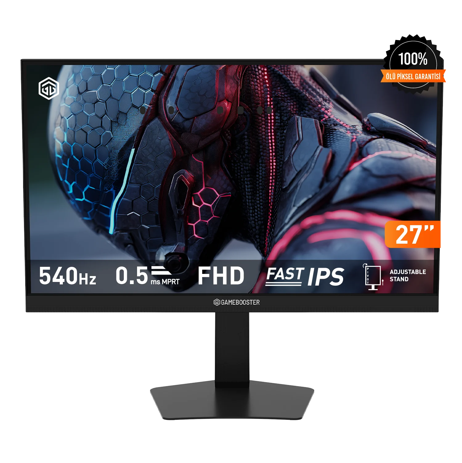 GAMEBOOSTER 27" FAST IPS GB-27F540FP 0.5MS 540Hz HDMI-DP Pivot Gaming Monitör 1920x1080