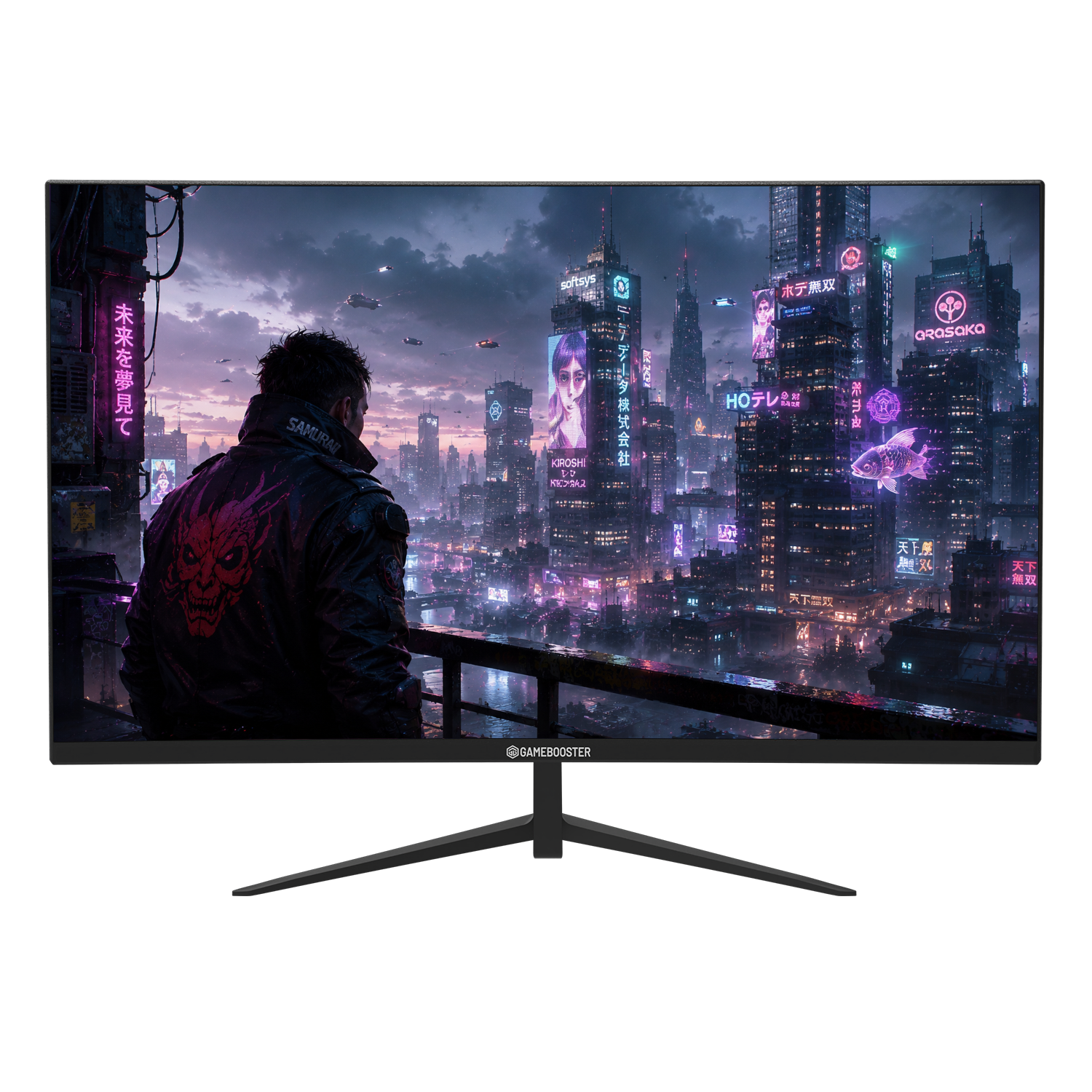 GAMEBOOSTER 27" VA LYRIS FF30 GB-27M1F300CFMR 0.5MS 300Hz HDMI-DP Kavisli Gaming Monitör 1920x1080