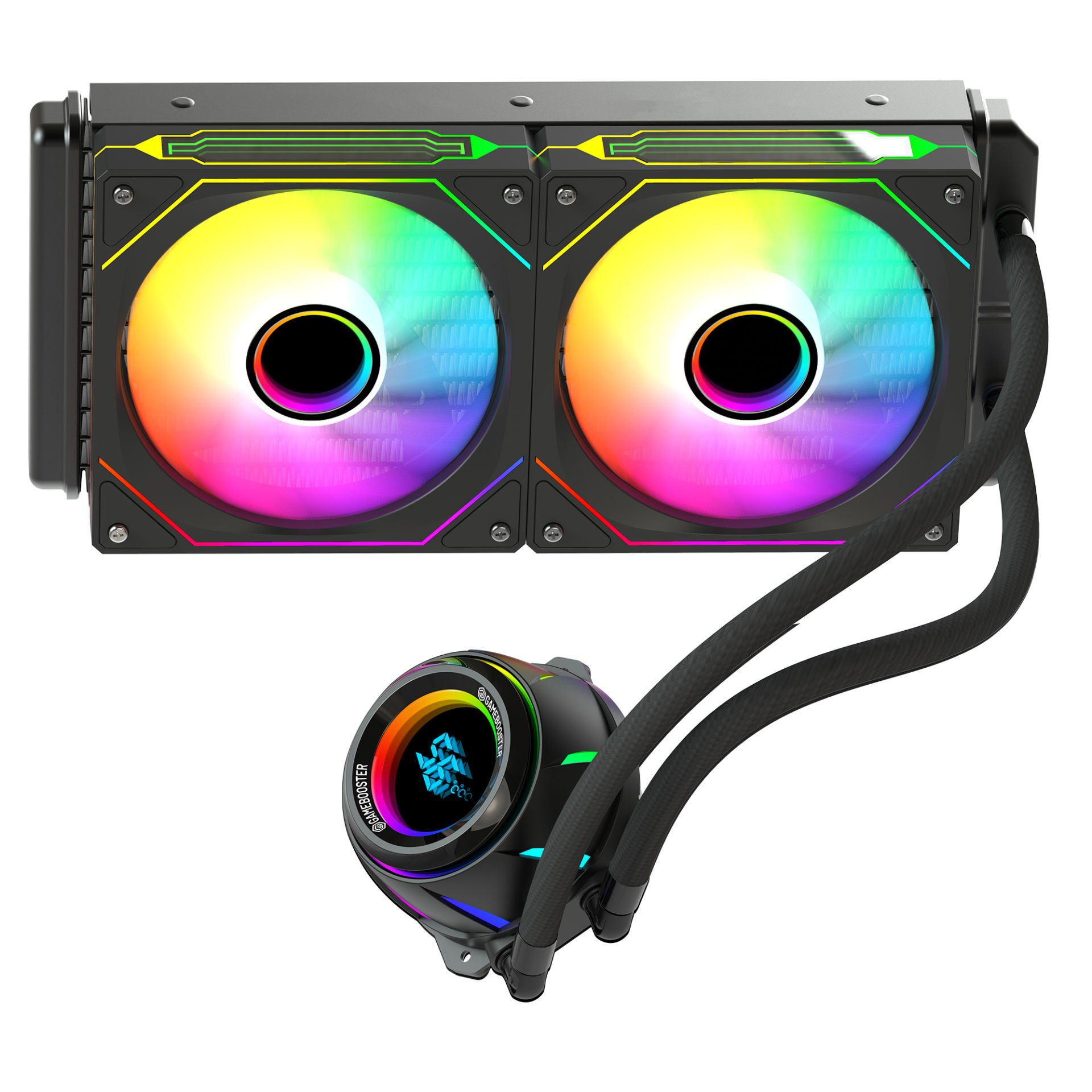 GAMEBOOSTER 240MM BLADE 240B GB-LCS-BL240B ARGB AM5-1851p Sıvı Soğutmalı İşlemci Fanı