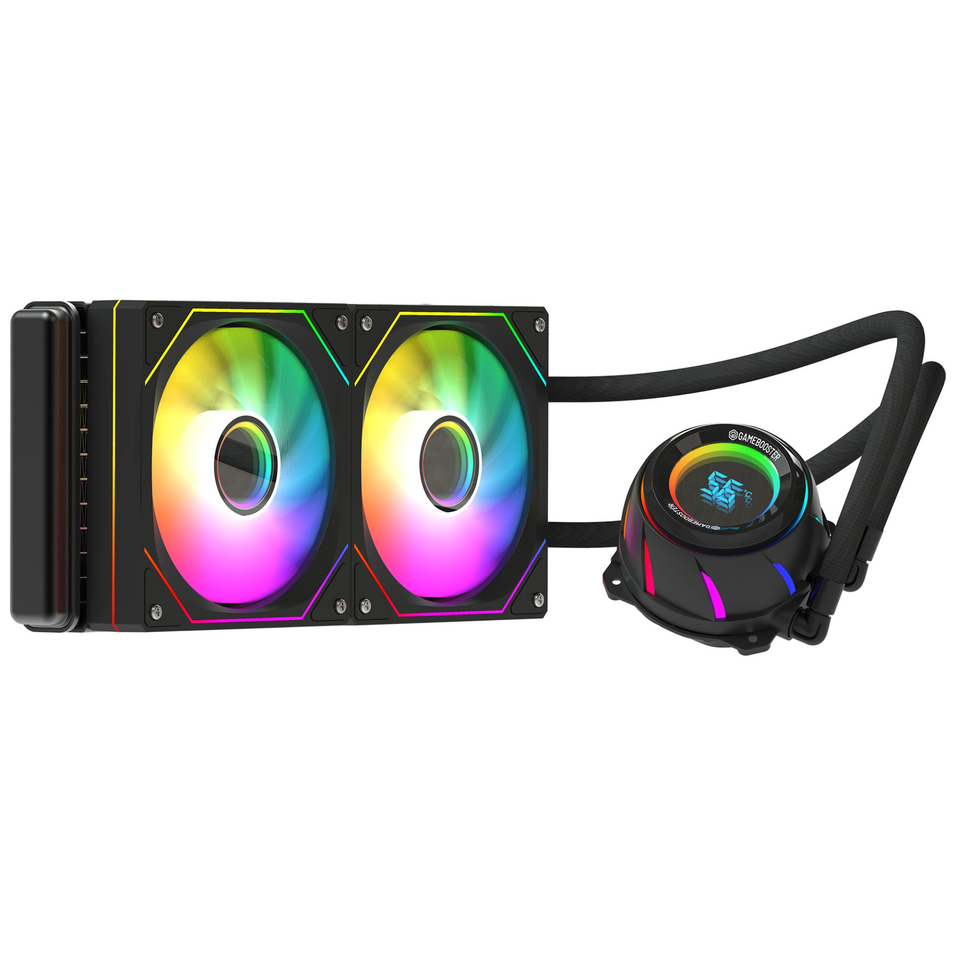 GAMEBOOSTER 240MM BLADE 240B GB-LCS-BL240B ARGB AM5-1851p Sıvı Soğutmalı İşlemci Fanı ikinci görünüm