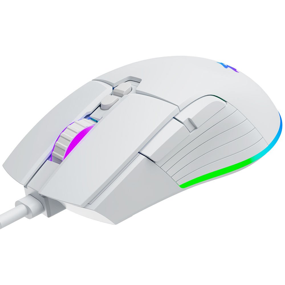 GAMEBOOSTER M12 Vital RGB Aydınlatmalı Beyaz Profesyonel Gaming Mouse ikinci görünüm