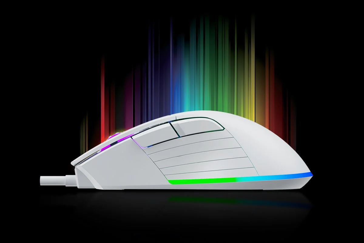 GAMEBOOSTER M12 Vital RGB Aydınlatmalı Beyaz Profesyonel Gaming Mouse