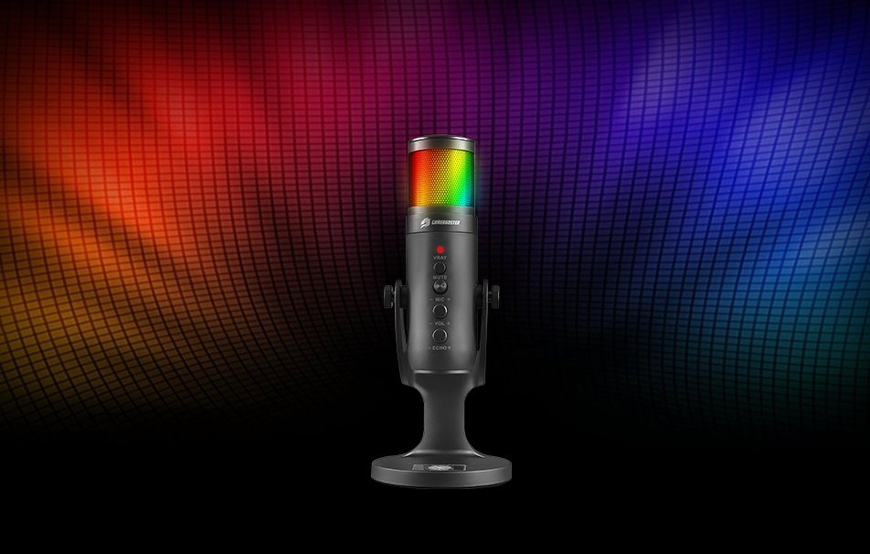 GAMEBOOSTER MC120 ProCast Condenser RGB Masaüstü Oyuncu ve Yayıncı Mikrofon