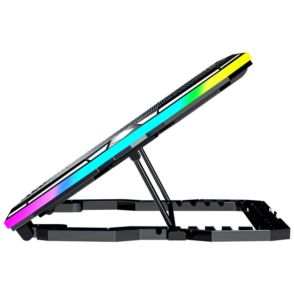 GAMEBOOSTER 17" GB-NS10 Hurricane  Fan/RGB Kontrollü 2x USB Portlu Notebook Soğutucu