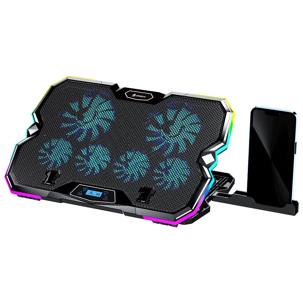 GAMEBOOSTER 17" GB-NS10 Hurricane  Fan/RGB Kontrollü 2x USB Portlu Notebook Soğutucu