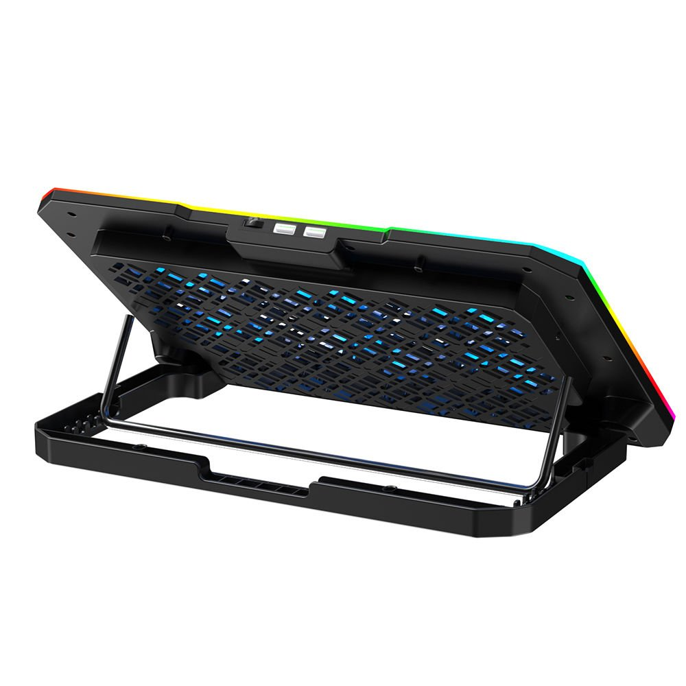 GAMEBOOSTER 17" GB-NS61 Storm Fan/RGB Kontrollü 2xUSB Portlu Notebook Soğutucu ikinci görünüm