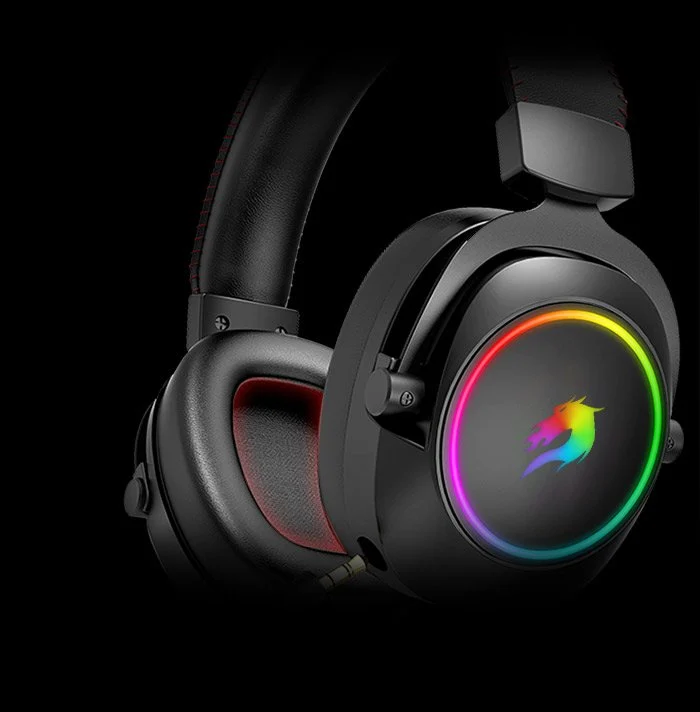 GAMEBOOSTER WBH44  RGB Wireless 2.4G+BT Siyah Oyuncu Kulaklığı