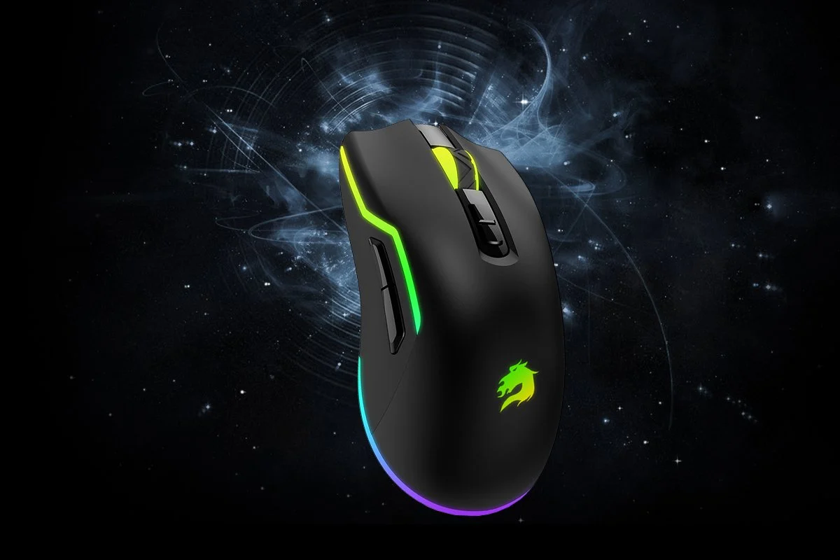 GAMEBOOSTER M18 Inferno 2.4ghz Kablosuz RGB Aydınlatmalı Siyah Profesyonel Gaming Mouse