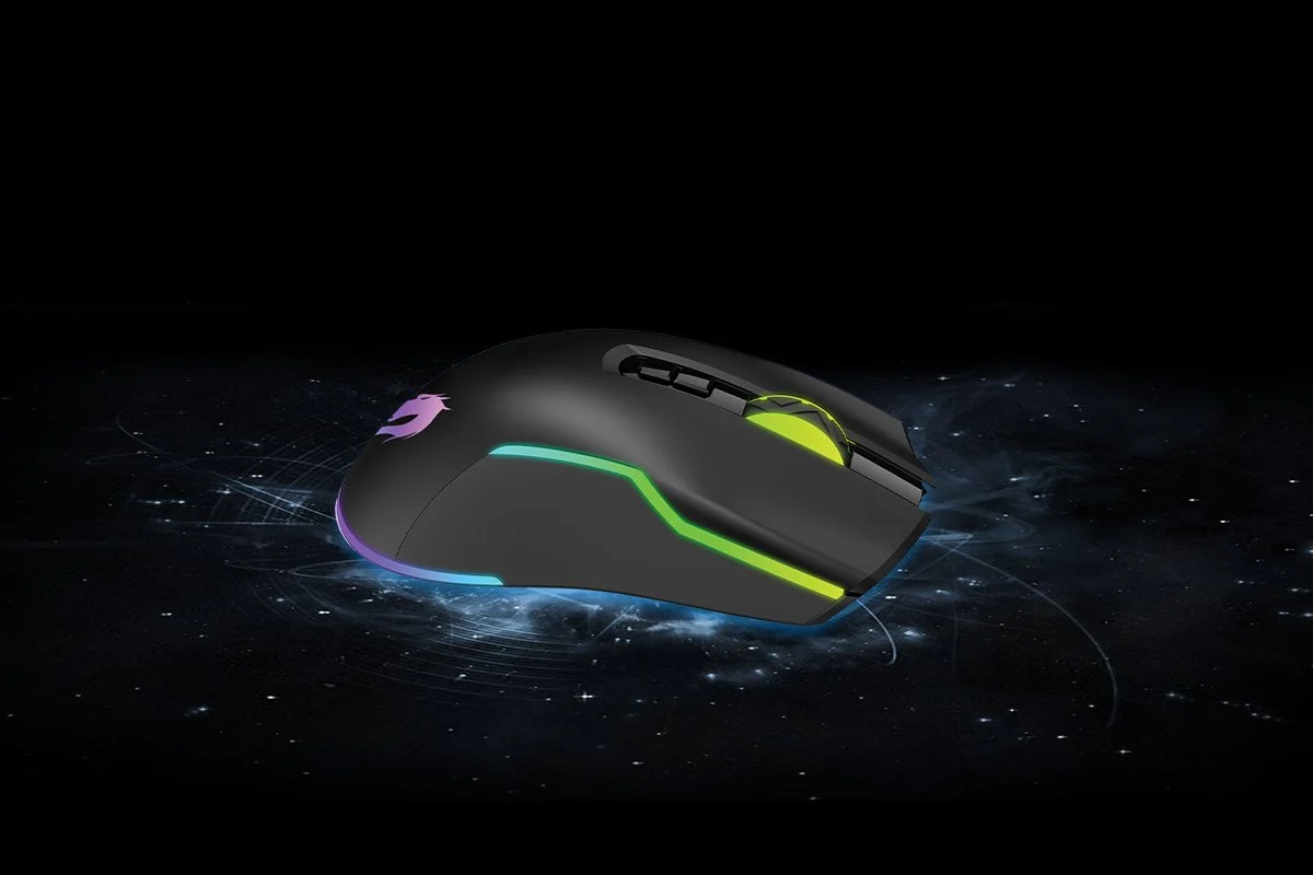 GAMEBOOSTER M18 Inferno 2.4ghz Kablosuz RGB Aydınlatmalı Siyah Profesyonel Gaming Mouse