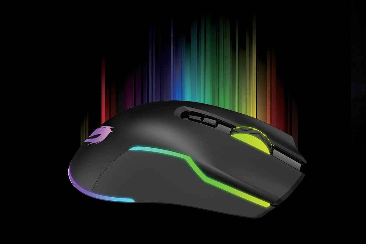 GAMEBOOSTER M18 Inferno 2.4ghz Kablosuz RGB Aydınlatmalı Siyah Profesyonel Gaming Mouse