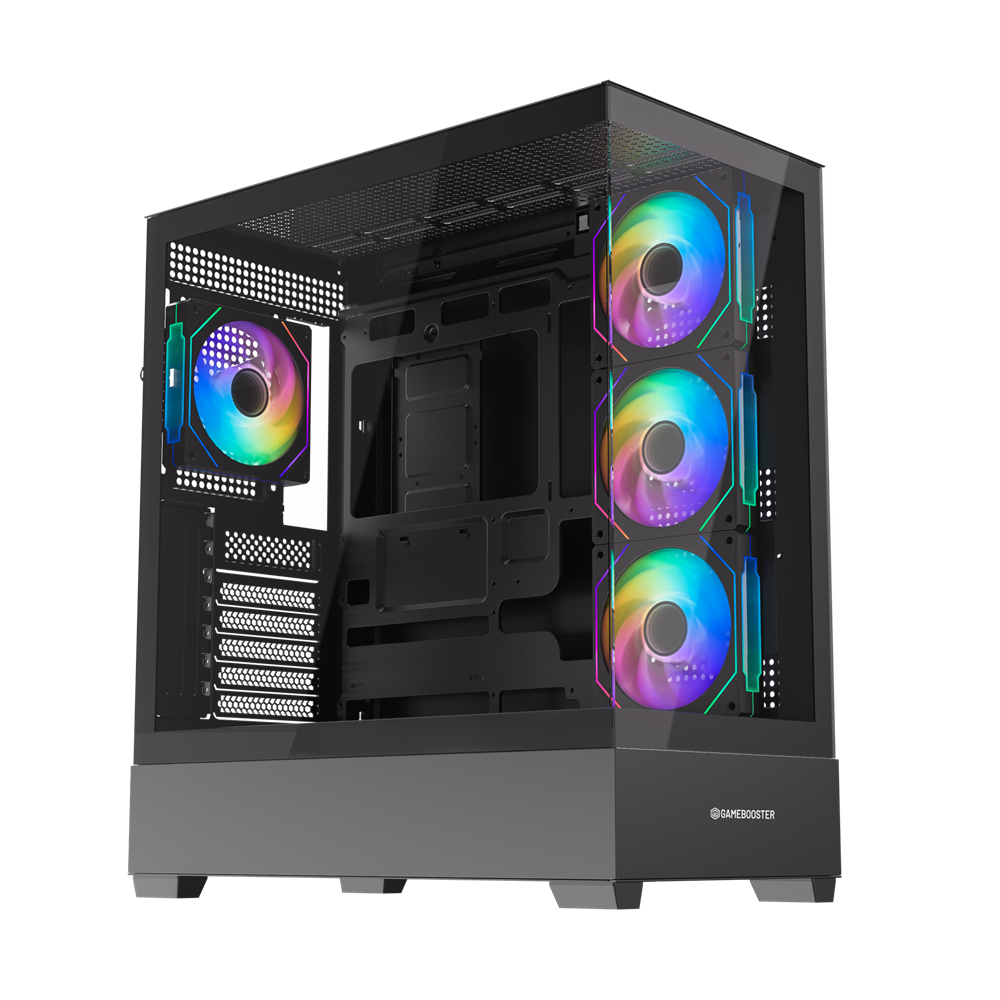 GAMEBOOSTER 750W 80+ BRONZE NYVRA PRIME JBST-GBJML01 4-ARGB Fanlı Gaming EATX PC Kasası
