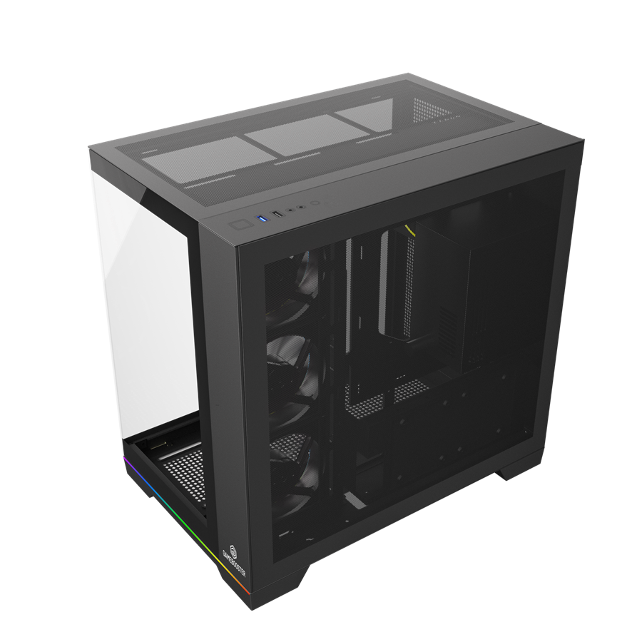 GAMEBOOSTER 850W 80+ BRONZE NYVRA SYNC JBST-GBJML08 4-ARGB Fanlı Gaming Mid-Tower PC Kasası ikinci görünüm