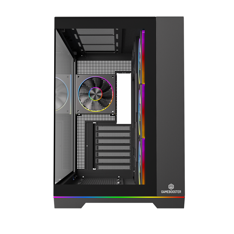 GAMEBOOSTER 850W 80+ BRONZE NYVRA SYNC JBST-GBJML08 4-ARGB Fanlı Gaming Mid-Tower PC Kasası