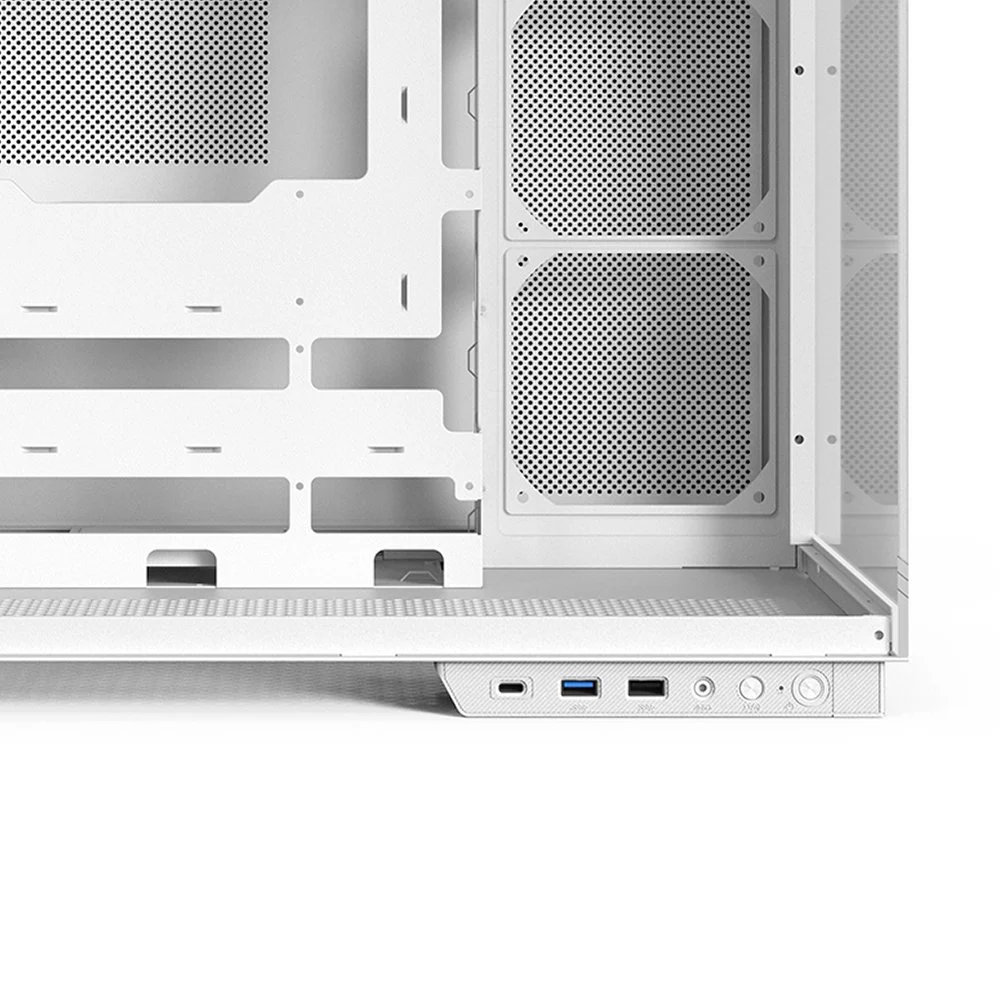 POWERBOOST ECLIPSE JBST-PBA100W 8-ARGB Fanlı Gaming Mid-Tower PC Kasası Beyaz