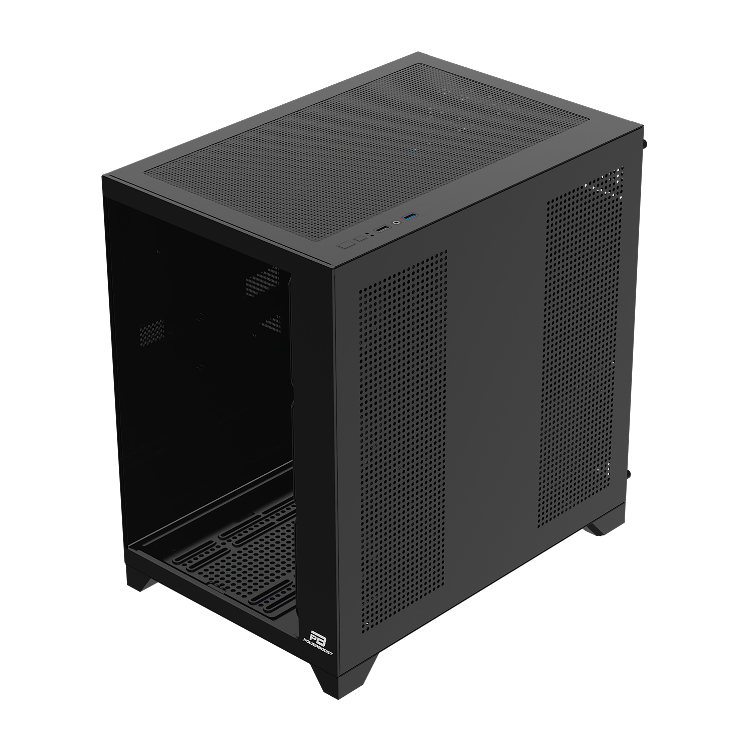 POWERBOOST 750W 80+ BRONZE PB-C9025B 4-ARGB Fanlı Gaming Mid-Tower PC Kasası