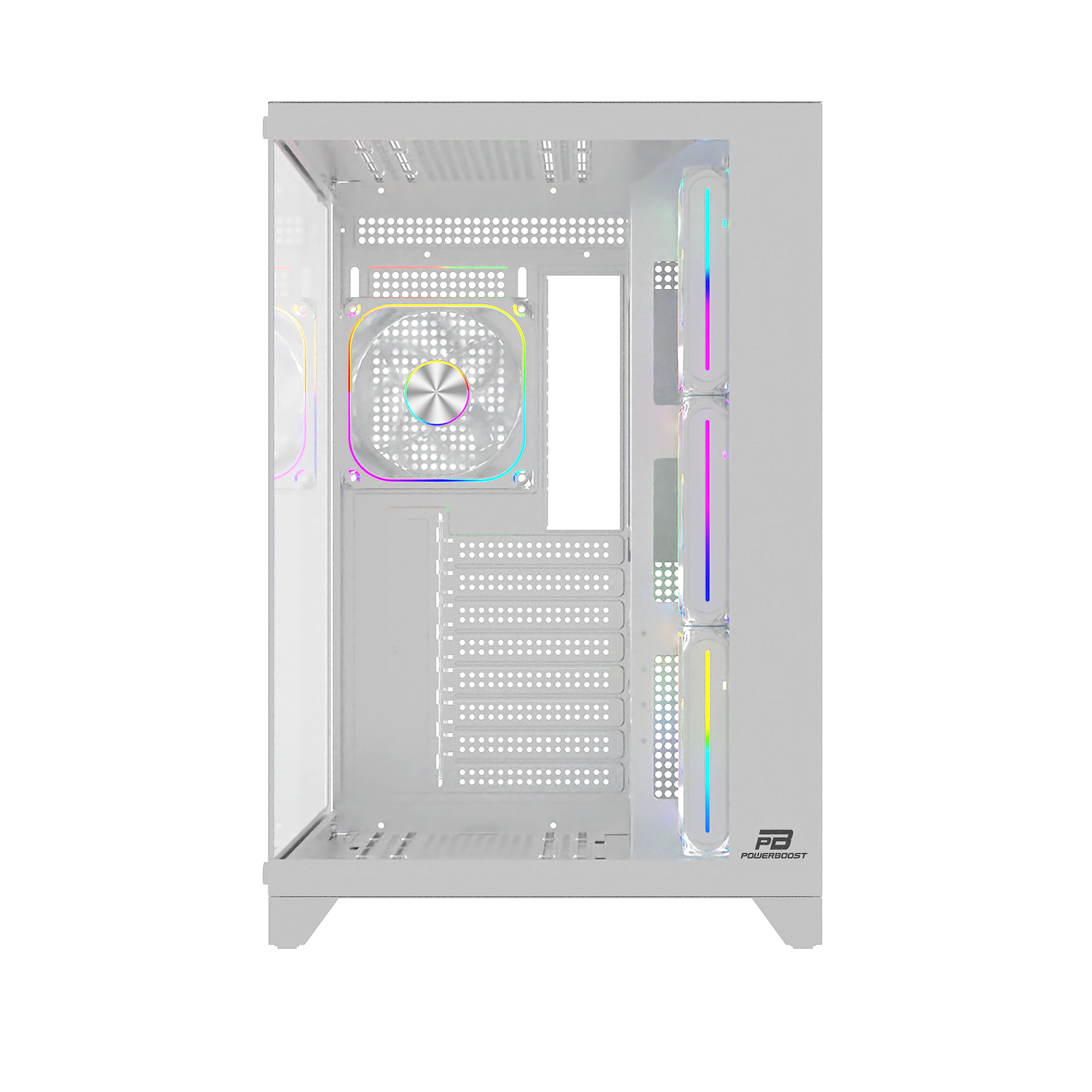 POWERBOOST 750W 80+ BRONZE PB-C9025W 4-ARGB Fanlı Gaming Mid-Tower PC Kasası