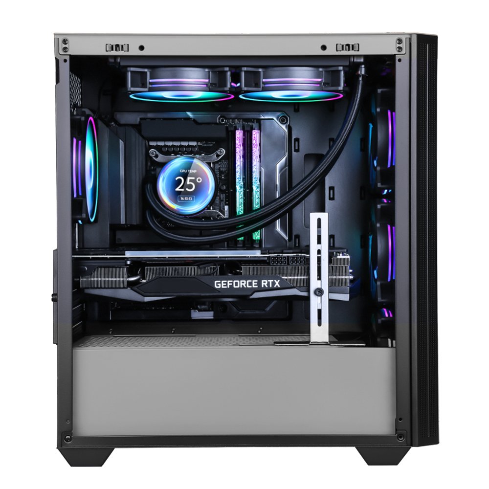 POWERBOOST PB-P2252BB 4-ARGB Fanlı Gaming Micro-Tower PC Kasası