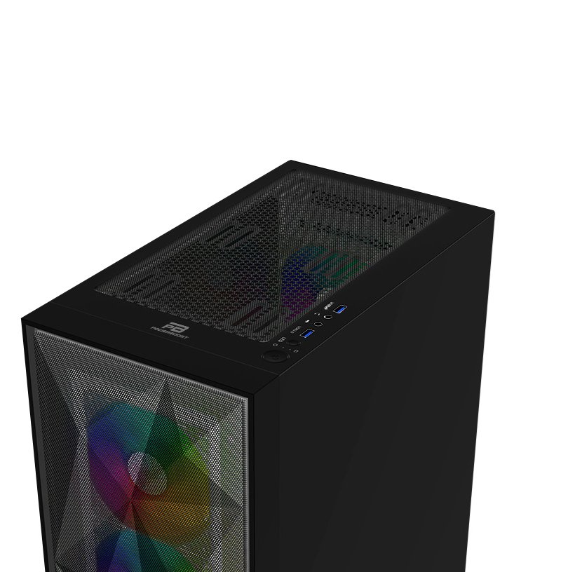 POWERBOOST 650W 80+ PB-P3509BB 4-ARGB Fanlı Gaming Mid-Tower PC Kasası