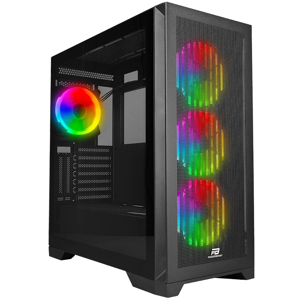 POWERBOOST VK-G4306S 4-ARGB Fanlı Gaming EATX PC kasası
