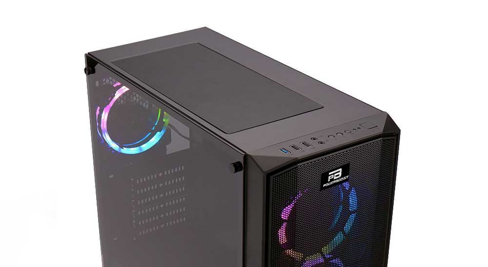 POWERBOOST X58RGB 4-ARGB Fanlı Gaming Mid-Tower PC Kasası