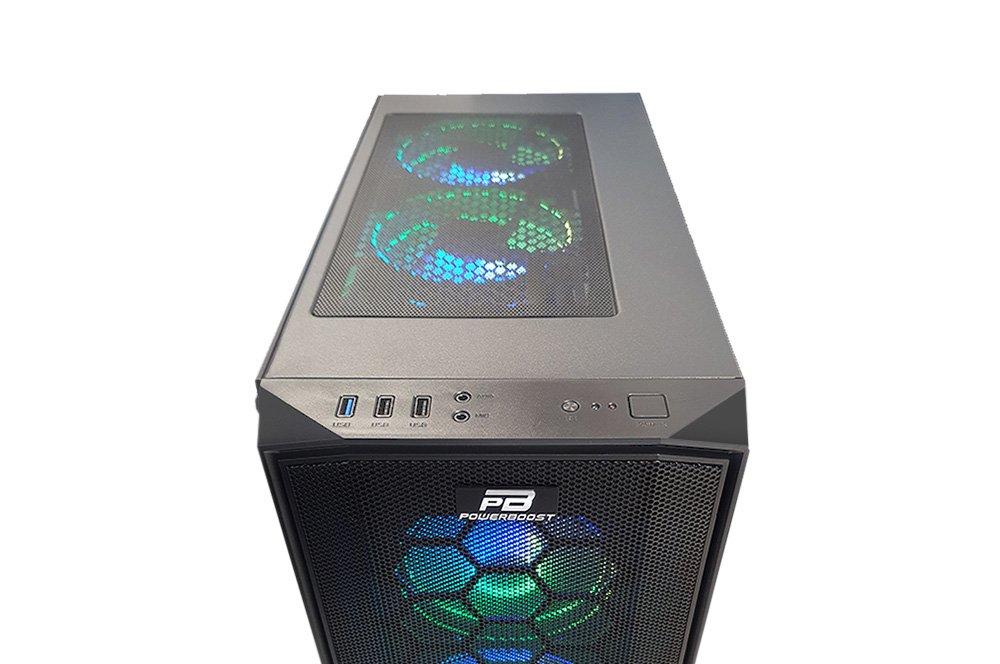POWERBOOST 650W 80+ X58RGB 6-RGB Fanlı Gaming Mid-Tower PC Kasası