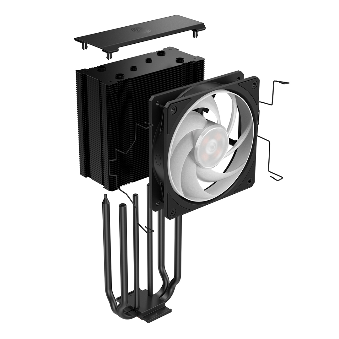 COOLERMASTER HYPER 212 3DHP ARGB AM5-1851p Hava soğutmalı İşlemci Fanı ikinci görünüm