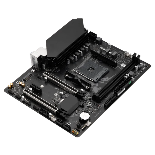 MAXUN TERMINATOR B550M DDR4 HDMI PCIE 4.0 AM4 mATX ikinci görünüm