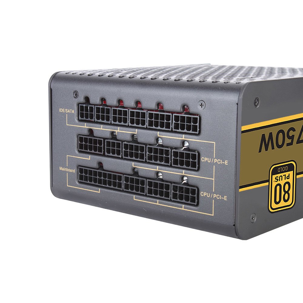 POWERBOOST 750W 80+ GOLD RAGE BST-ATX750G Tam Modüler Power Supply ikinci görünüm