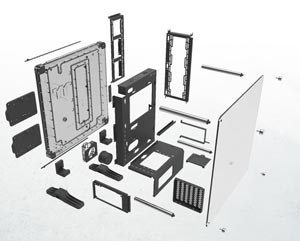 THERMALTAKE DISTROCASE CA-1Q8-00M1WN-00 Gaming Mid-Tower PC Kasası