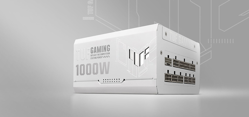 ASUS 1000w 80+ Gold TUF GAMING 1000G WHITE Tam Modüler Power Supply Beyaz / 90YE00S5-B0NA00