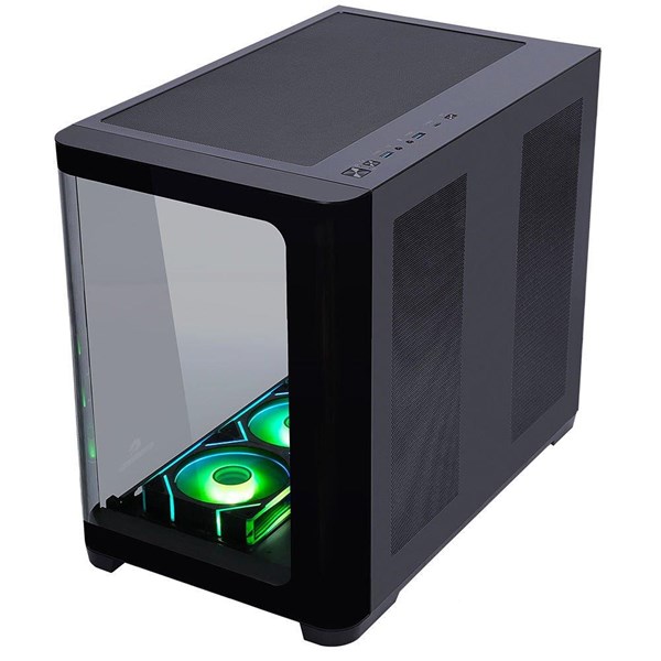 GAMEBOOSTER SEA WIEW GB-G2851BB 7-ARGB Fanlı Gaming Mid-Tower PC Kasası ikinci görünüm