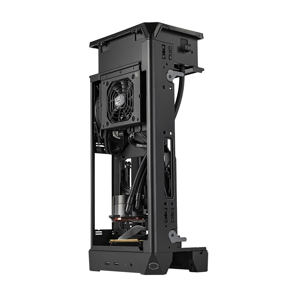 COOLERMASTER 850W 80+ GOLD NCORE 100 MAX NR100-MNNN85-SL0 Gaming mini ITX PC Kasası ikinci görünüm