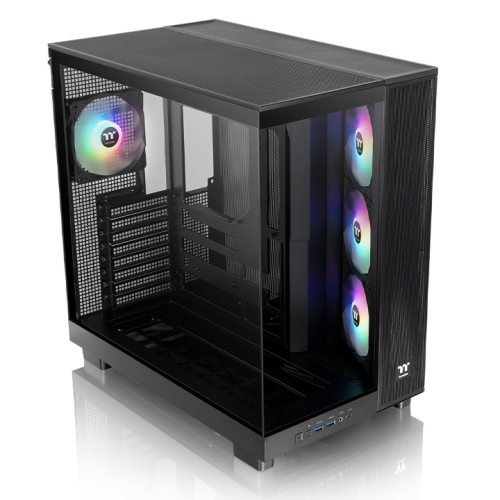 THERMALTAKE VIEW 380 CA-11E-00M1WN-00 4-ARGB Fanlı Gaming Mid-Tower PC Kasası
