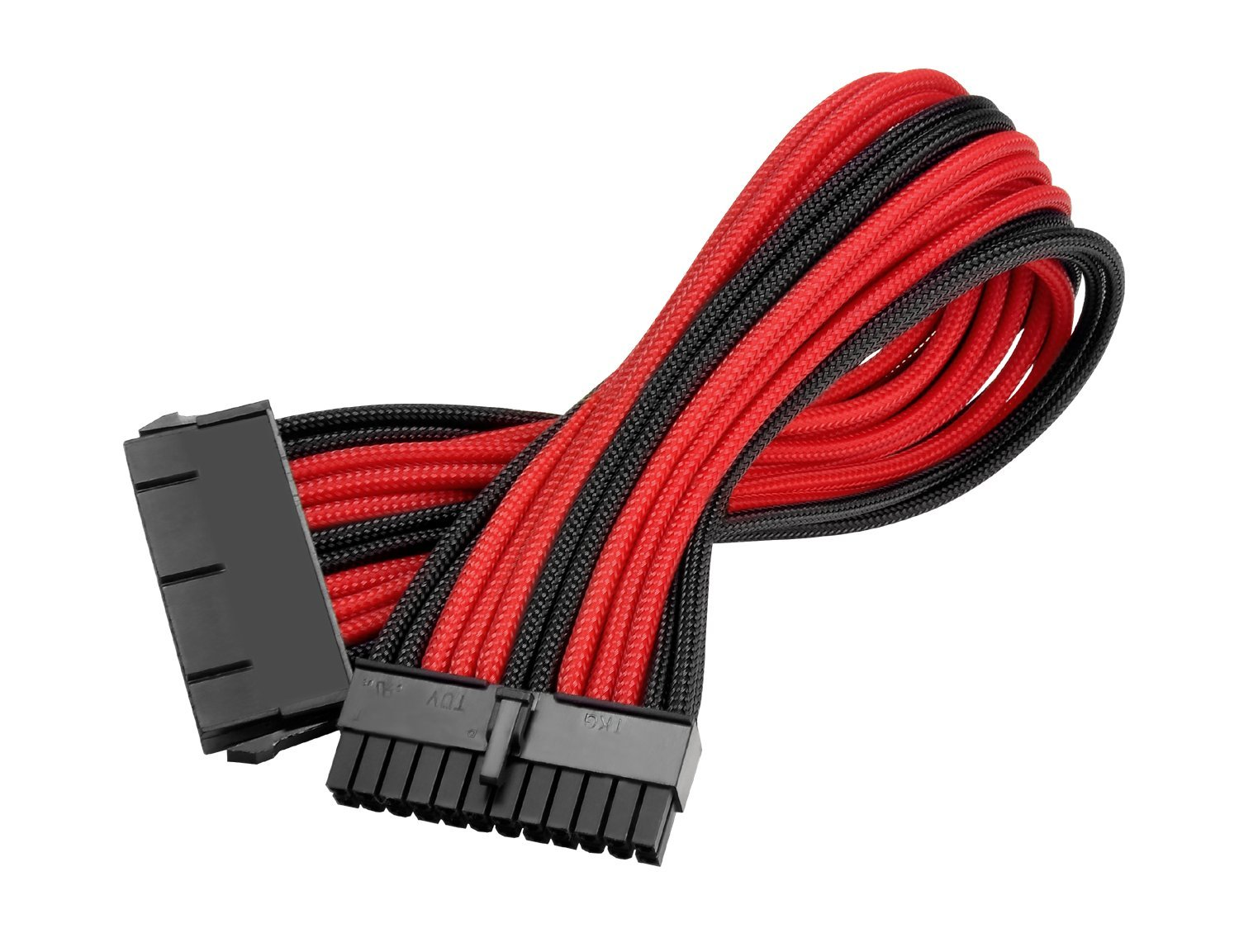 THERMALTAKE TtMod AC-033-CN1NAN-A1 Kırmızı/Siyah Power Supply Sleeved Kablo Seti (16 AWG) ikinci görünüm