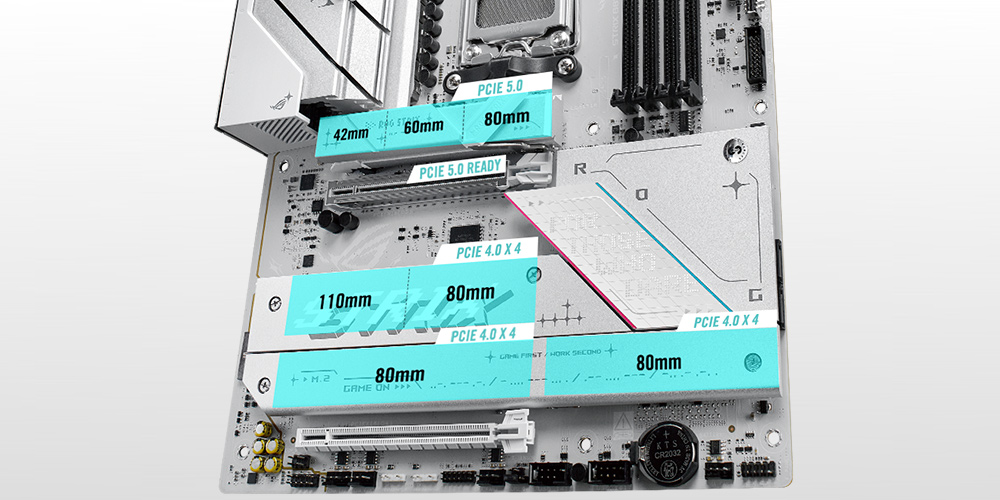 ASUS ROG STRIX B850-A GAMING WIFI7 DDR5 HDMI-DP PCIE 5.0 AM5 ATX BEYAZ
