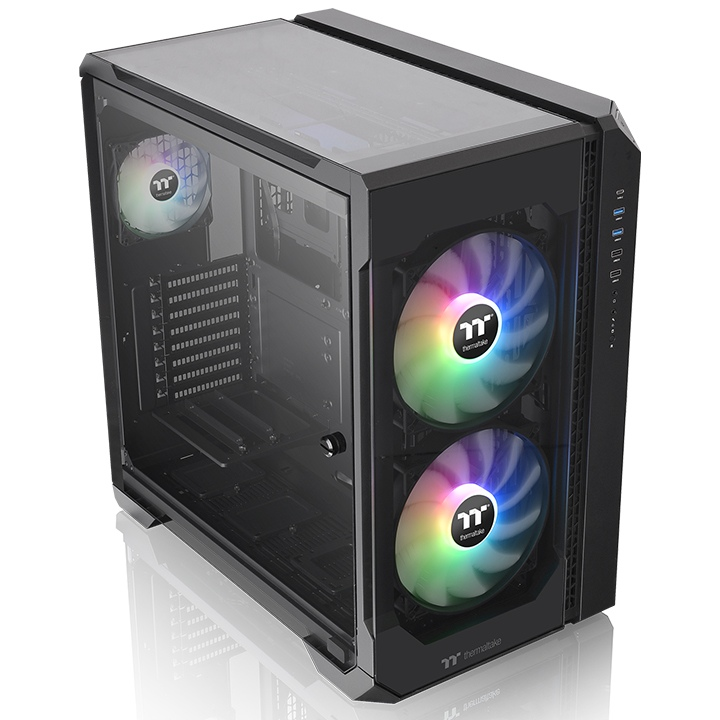 THERMALTAKE VIEW 51 CA-1Q6-00M1WN-00 2-20CM ARGB Fanlı Gaming Full Tower PC Kasası ikinci görünüm