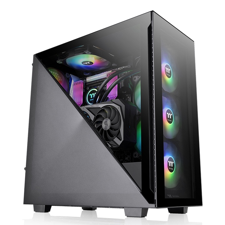 THERMALTAKE DIVIDER 300 TG CA-1S2-00M1WN-01 3-ARGB Fanlı Gaming Mid-Tower PC Kasası