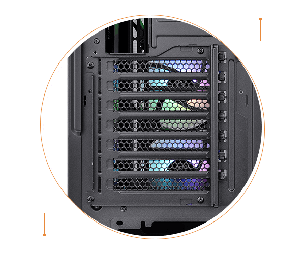 THERMALTAKE DIVIDER 300 TG CA-1S2-00M1WN-01 3-ARGB Fanlı Gaming Mid-Tower PC Kasası
