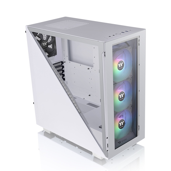 THERMALATE DIVIDER 300 TG CA-1S2-00M6WN-01 4-ARGB Fanlı Gaming Mid-Tower PC Kasası Beyaz ikinci görünüm