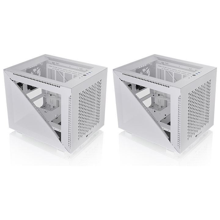 THERMALTAKE DIVIDER 200 TG AIR CA-1V1-00S6WN-01  2-ARGB Fanlı Gamind Micro-Tower PC Kasası Beyaz ikinci görünüm