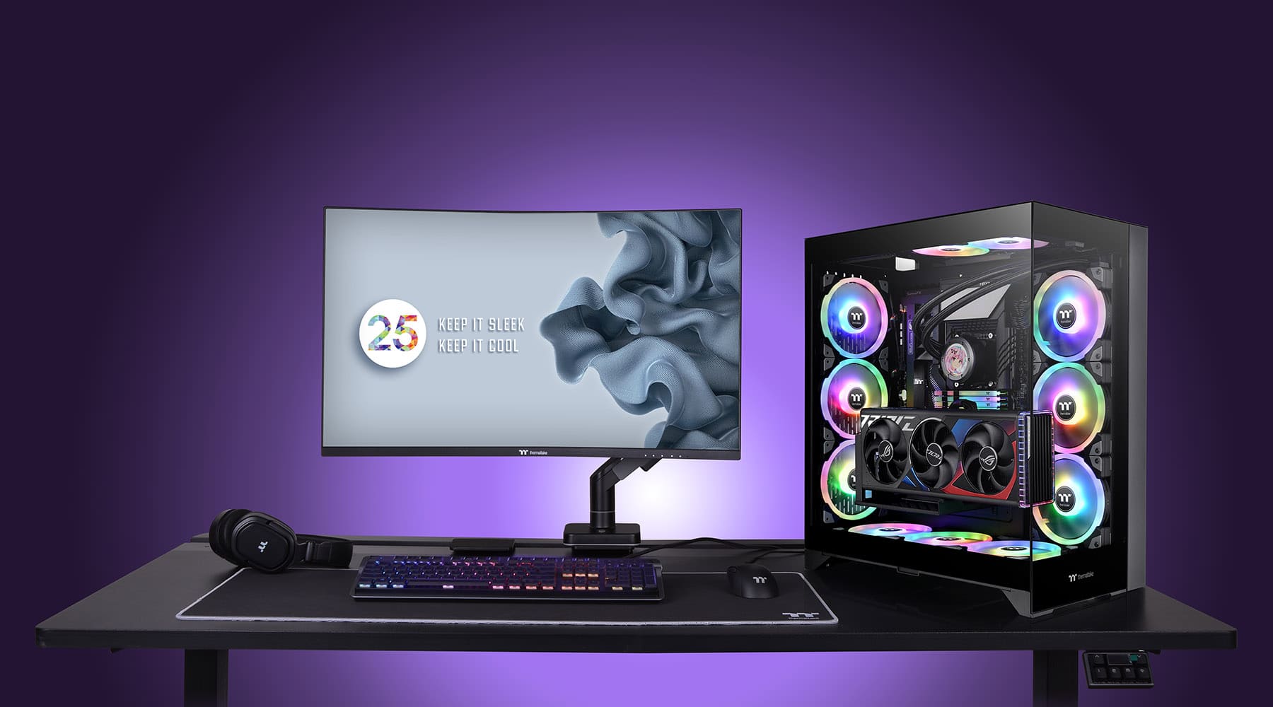 THERMALTAKE CTE E600 TG CA-1Y3-00M1WN-00 PCIe 4.0 Riser Kablolu Gaming Mid-Tower PC Kasası