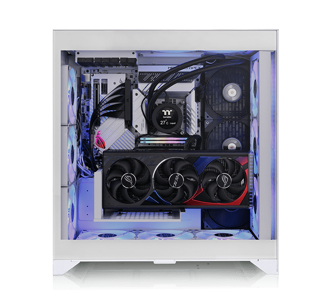 THERMALTAKE CTE E600 TG CA-1Y3-00M1WN-00 PCIe 4.0 Riser Kablolu Gaming Mid-Tower PC Kasası