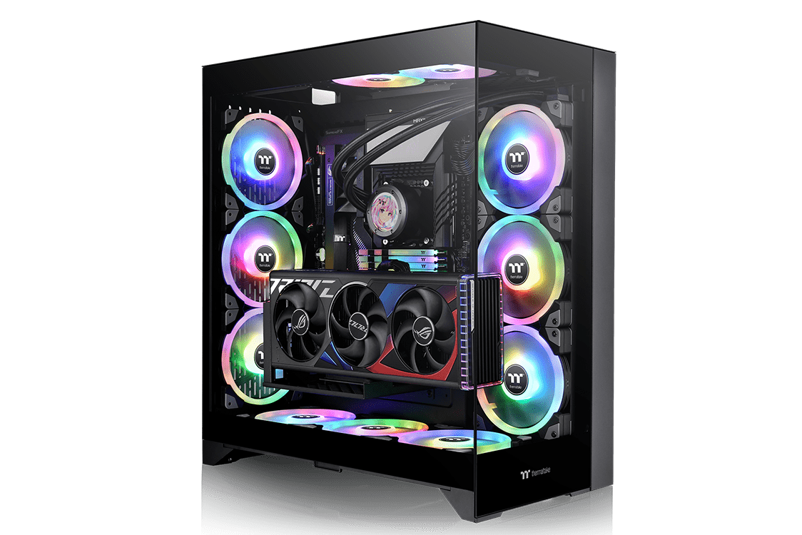THERMALTAKE CTE E600 TG CA-1Y3-00M1WN-00 PCIe 4.0 Riser Kablolu Gaming Mid-Tower PC Kasası