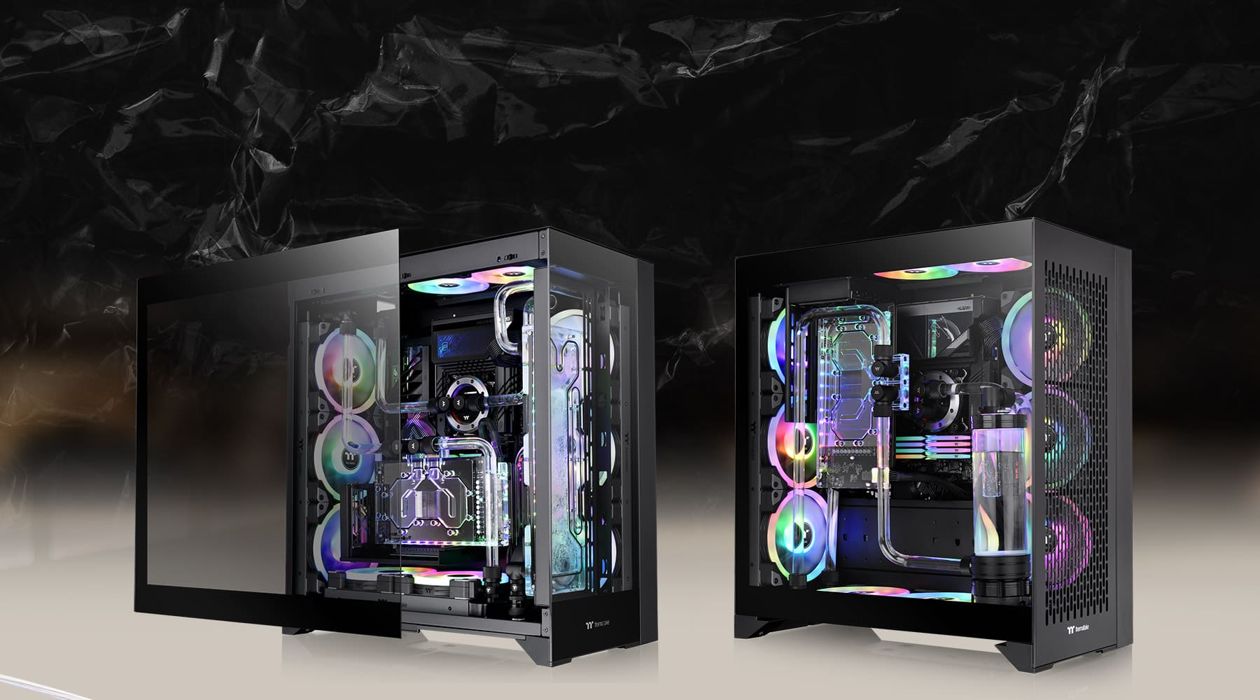 THERMALTAKE CTE E600 TG CA-1Y3-00M1WN-00 PCIe 4.0 Riser Kablolu Gaming Mid-Tower PC Kasası