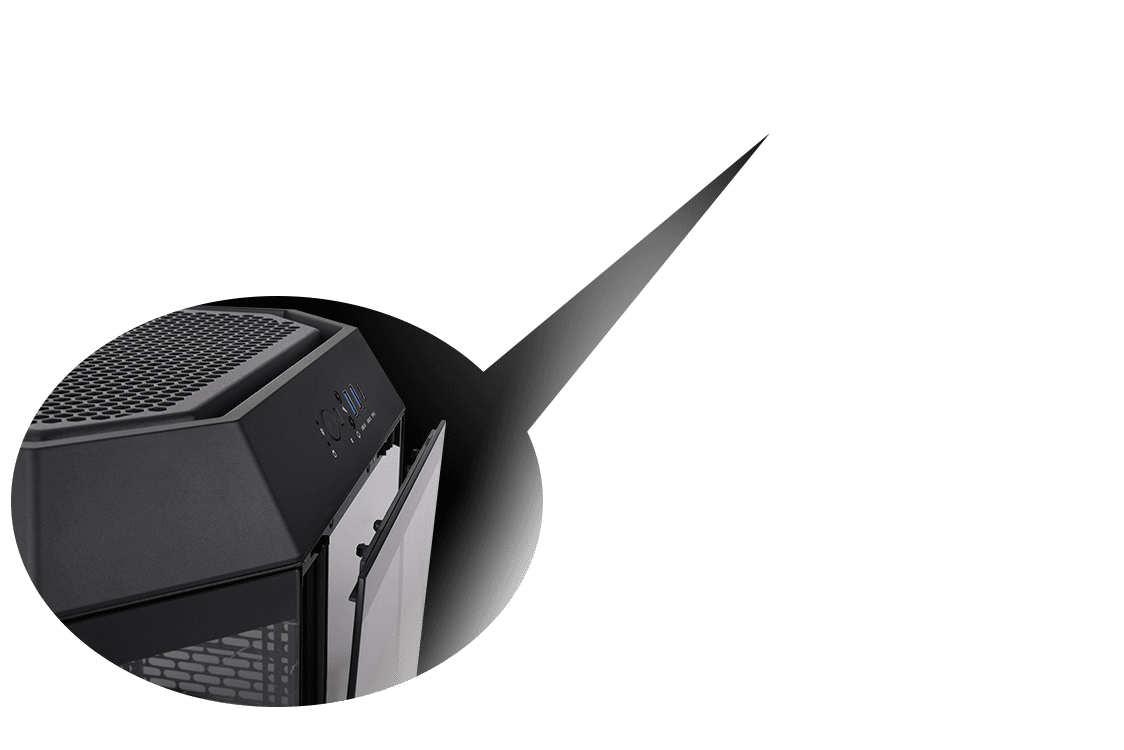 THERMALTAKE THE TOWER 300 CA-1Y4-00S1WN-00 Gaming Micro-Tower PC Kasası