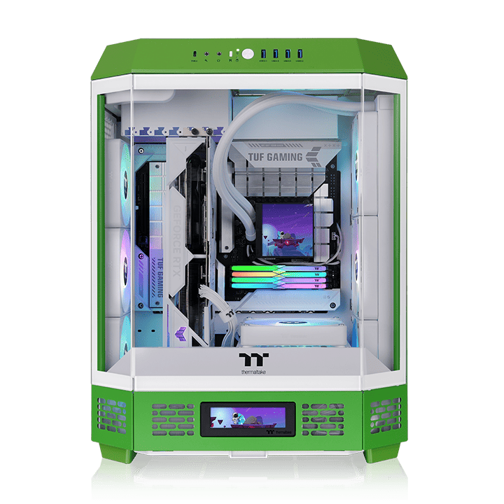 THERMALTAKE THE TOWER 600 LIGHT YEAR GREEN CA-1Z1-00MOWN-00 Mid-Tower PC Kasası Yeşil
