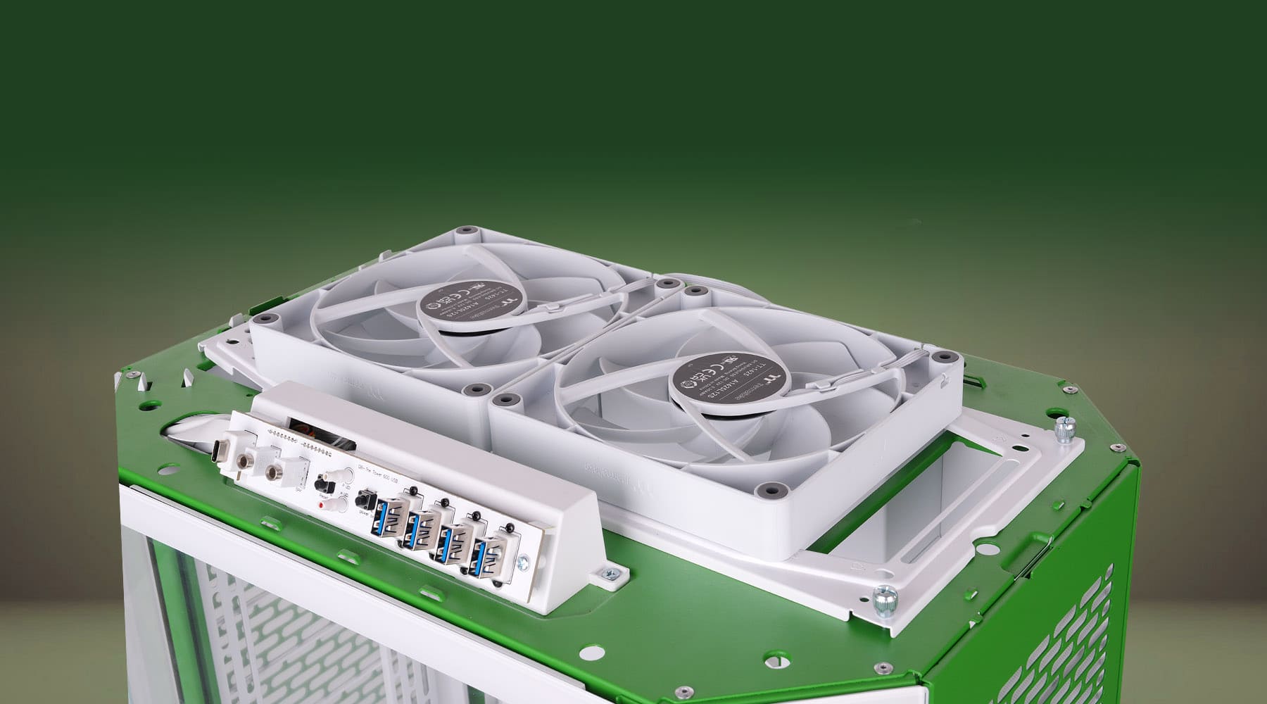 THERMALTAKE THE TOWER 600 LIGHT YEAR GREEN CA-1Z1-00MOWN-00 Mid-Tower PC Kasası Yeşil