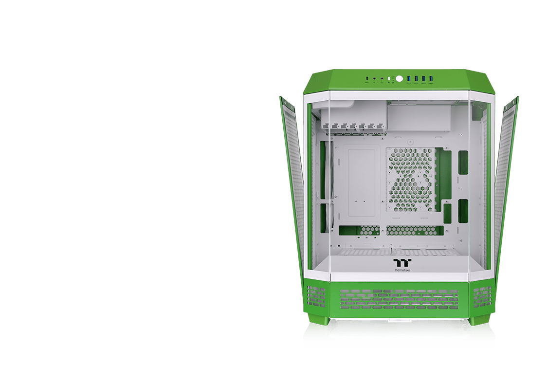THERMALTAKE THE TOWER 600 LIGHT YEAR GREEN CA-1Z1-00MOWN-00 Mid-Tower PC Kasası Yeşil